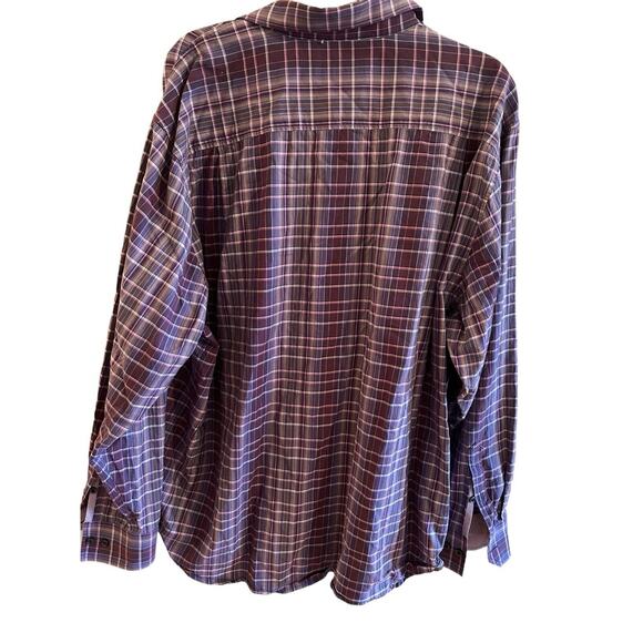 Tommy Bahama Camp Shirt‎ Sun Plaid Viola Purple Size XXL 194156 - Picture 6 of 12